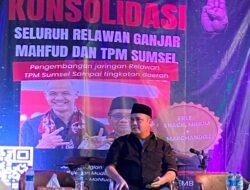 KONSOLIDASI Seluruh Relawan Ganjar Mahfud dan Tim Pemenangan Muda Sumatera Selatan