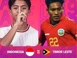 Hasil Piala AFF U19 Indonesia vs Timor Leste