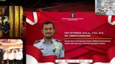 Sigit Setiawan Jadi Kepala Imigrasi Kemenkumham Sumsel