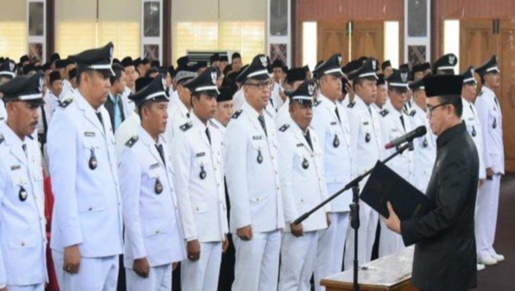 Ratusan Kades dan BPD di Banyuasin, masa jabatan di perpanjang