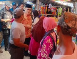 Ir. H. Eddy Santana Putra, MT Janji Benahi Ekonomi di Pasar Tradisional